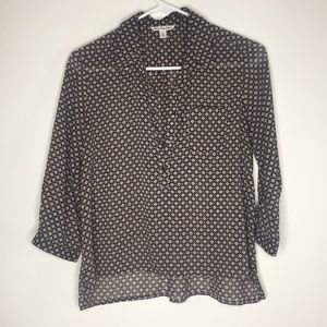 Flower printed blouse